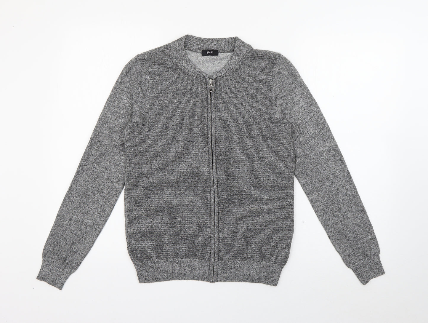 F&F Womens Grey   Jacket  Size 6  Zip