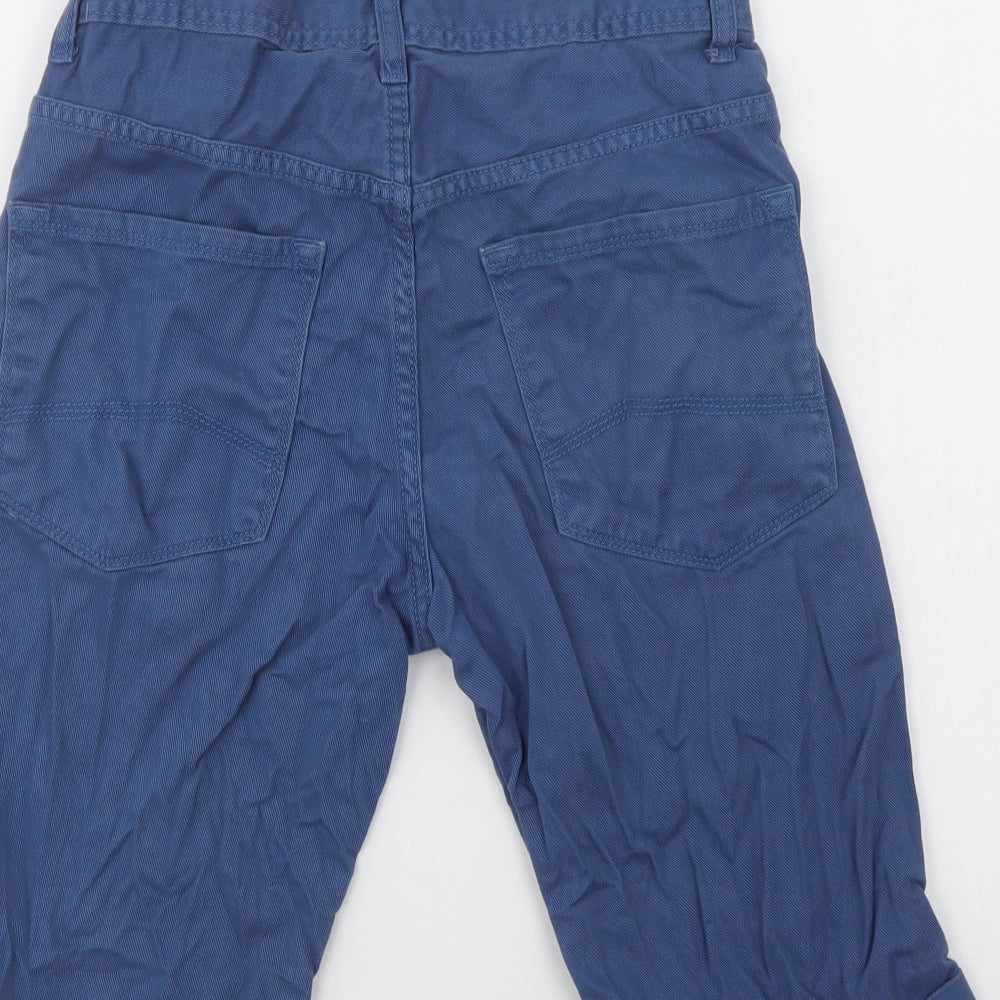 Primark Mens Blue  Cotton Chino Shorts Size S L12 in Regular Button