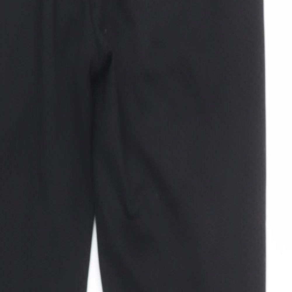 ASOS Mens Black  Polyester Jogger Trousers Size XS L30 in Regular Drawstring