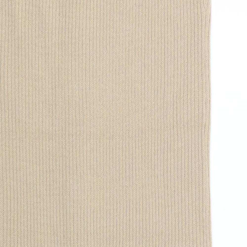 Brave Soul Womens Beige  Acrylic Straight & Pencil Skirt Size S   Hook & Eye