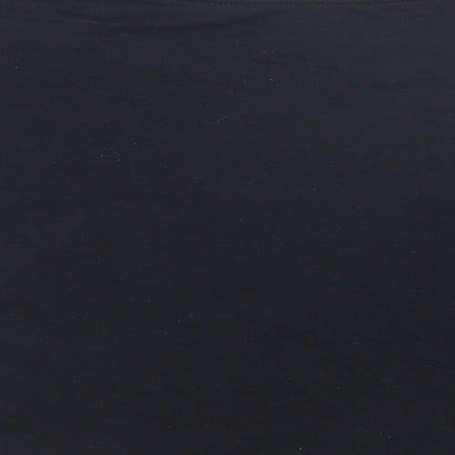 George Girls Black  Cotton Cropped Polo Size 10-11 Years Crew Neck Pullover - Endless Vibes