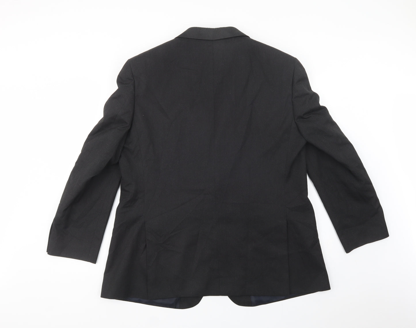 Marks and Spencer Mens Black   Jacket Blazer Size 46  Button