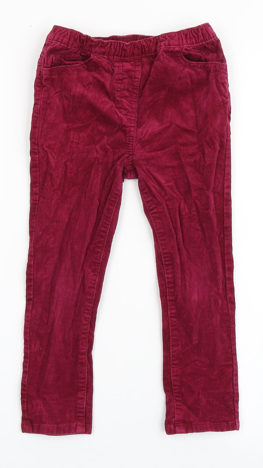 Matalan Girls Pink  Cotton Jegging Trousers Size 5 Years  Regular Pullover