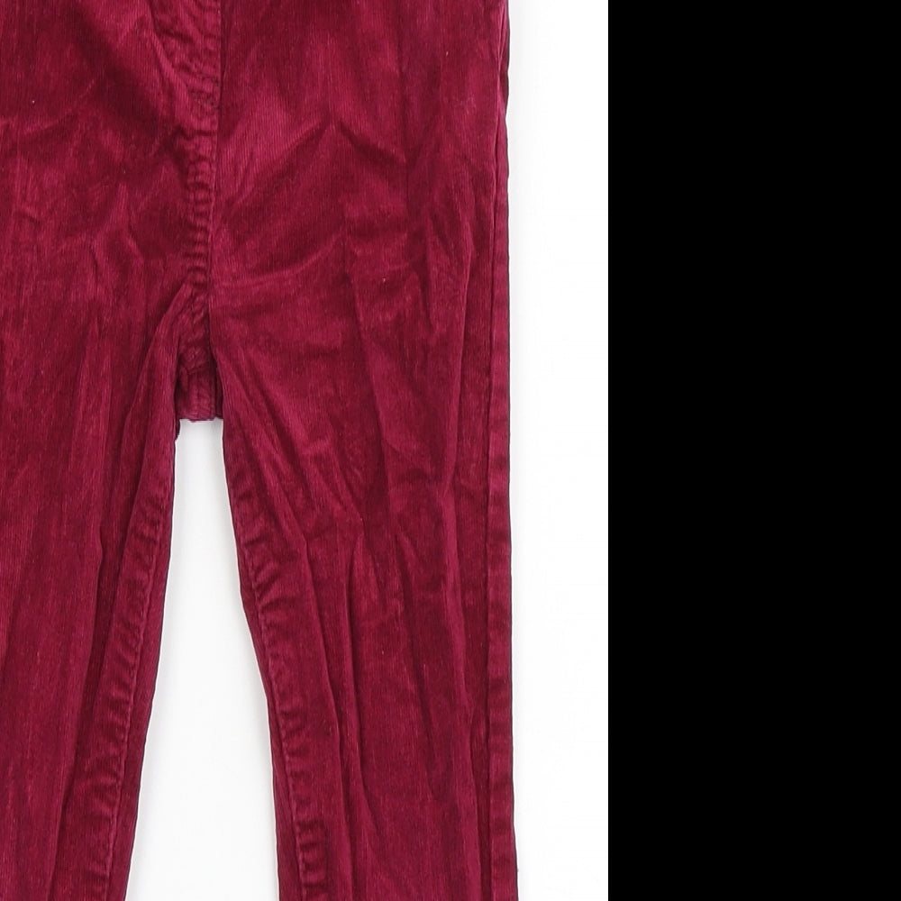 Matalan Girls Pink  Cotton Jegging Trousers Size 5 Years  Regular Pullover