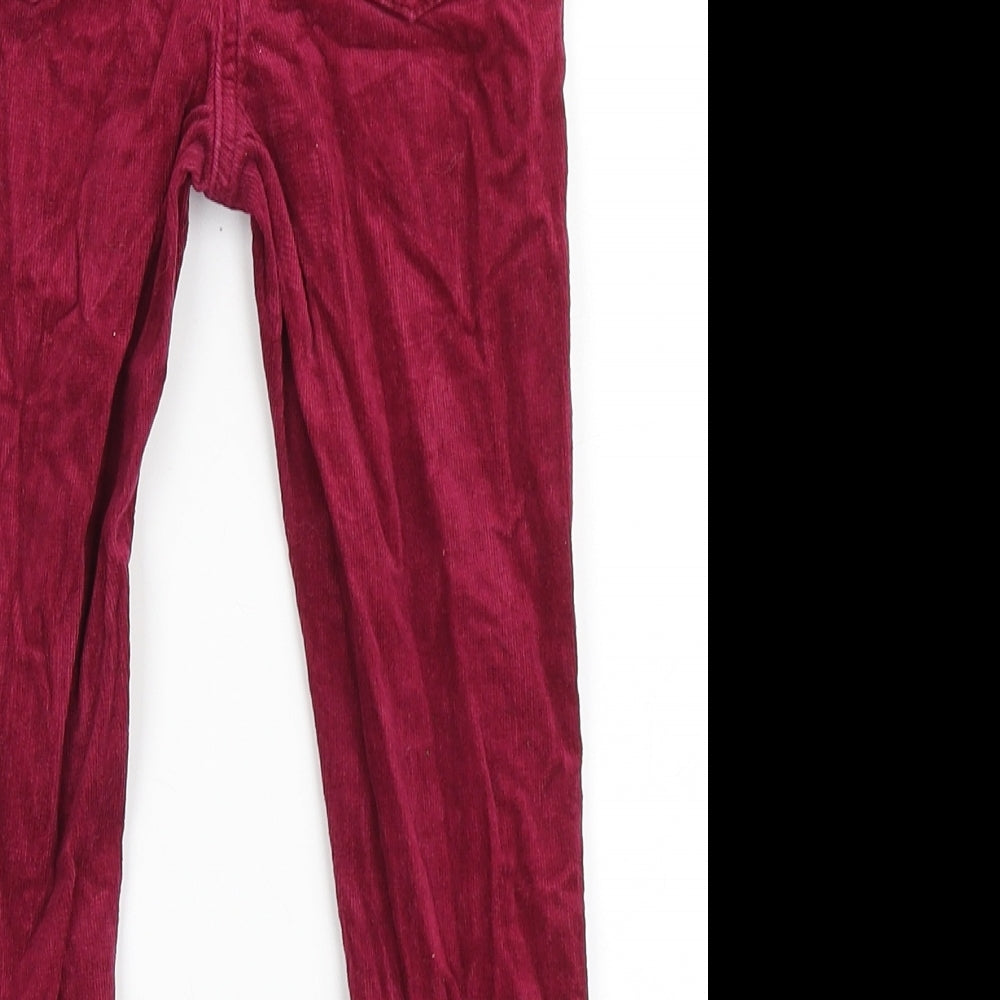 Matalan Girls Pink  Cotton Jegging Trousers Size 5 Years  Regular Pullover