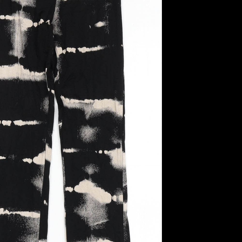 H&M Girls Black  Cotton Jegging Trousers Size 14 Years  Regular Pullover