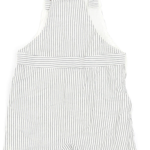 Marks and Spencer Boys Grey Spotted Cotton Dungaree Outfit/Set Size 12-18 Months  Pullover - Peter Rabbit