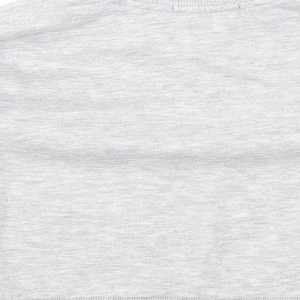 Primark Girls Grey  Cotton Pullover Sweatshirt Size 4-5 Years  Pullover - Wonderful