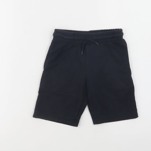 Dunnes Stores Boys Blue  Cotton Sweat Shorts Size 5-6 Years  Regular Drawstring