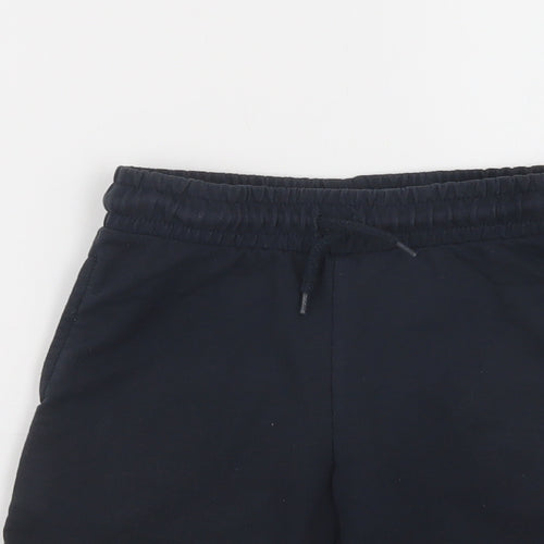 Dunnes Stores Boys Blue  Cotton Sweat Shorts Size 5-6 Years  Regular Drawstring