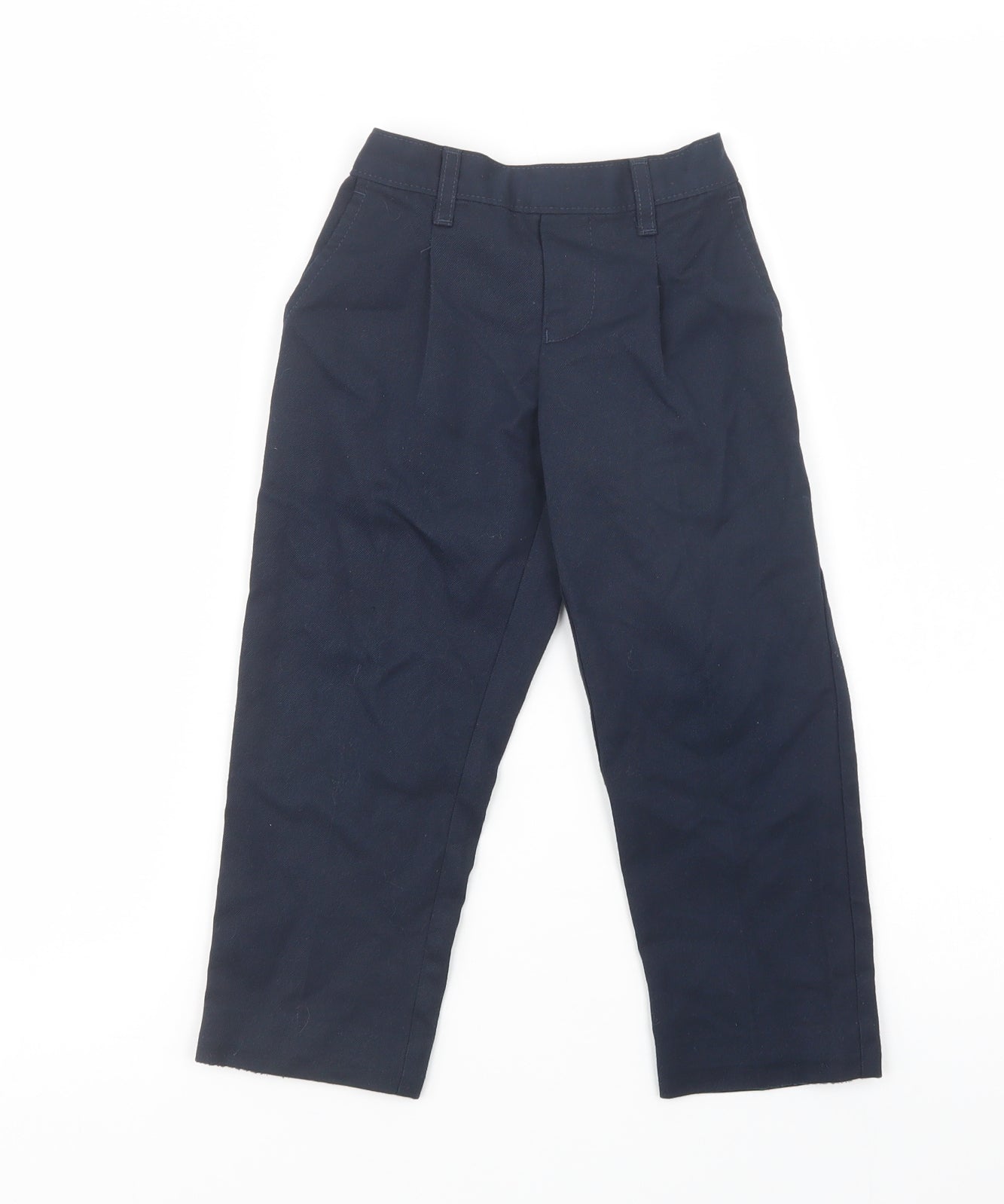 Dunnes Stores Boys Blue  Polyester Dress Pants Trousers Size 3-4 Years  Regular  - School Wear