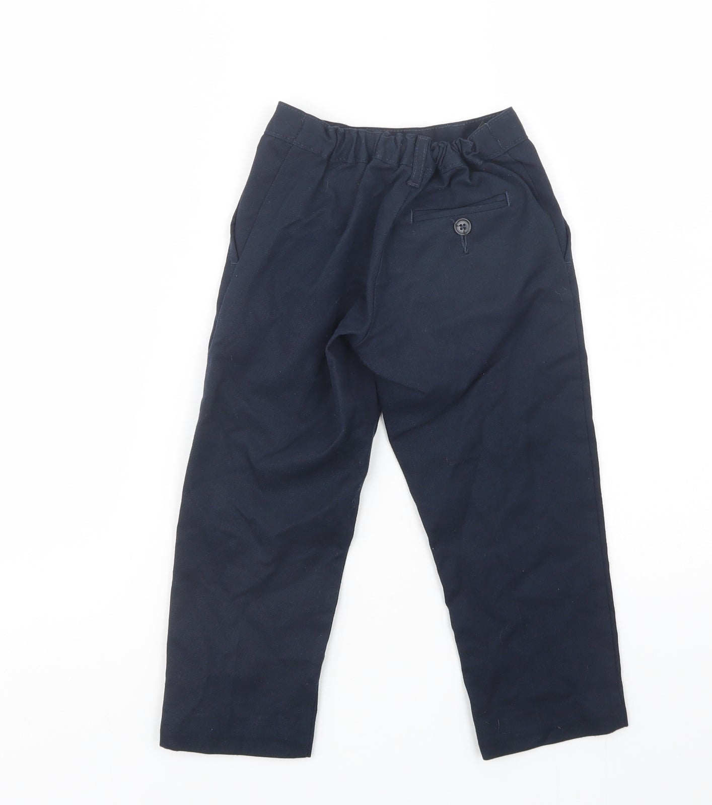 Dunnes Stores Boys Blue  Polyester Dress Pants Trousers Size 3-4 Years  Regular  - School Wear
