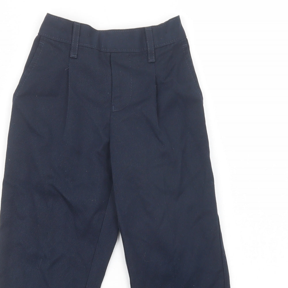 Dunnes Stores Boys Blue  Polyester Dress Pants Trousers Size 3-4 Years  Regular  - School Wear