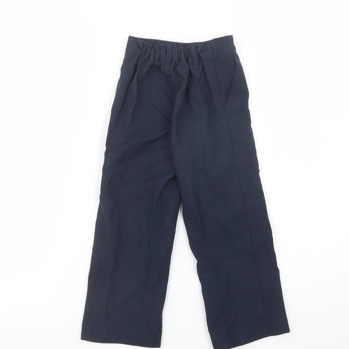 Dunnes Stores Boys Blue  Polyester Dress Pants Trousers Size 3-4 Years  Regular  - School Wear