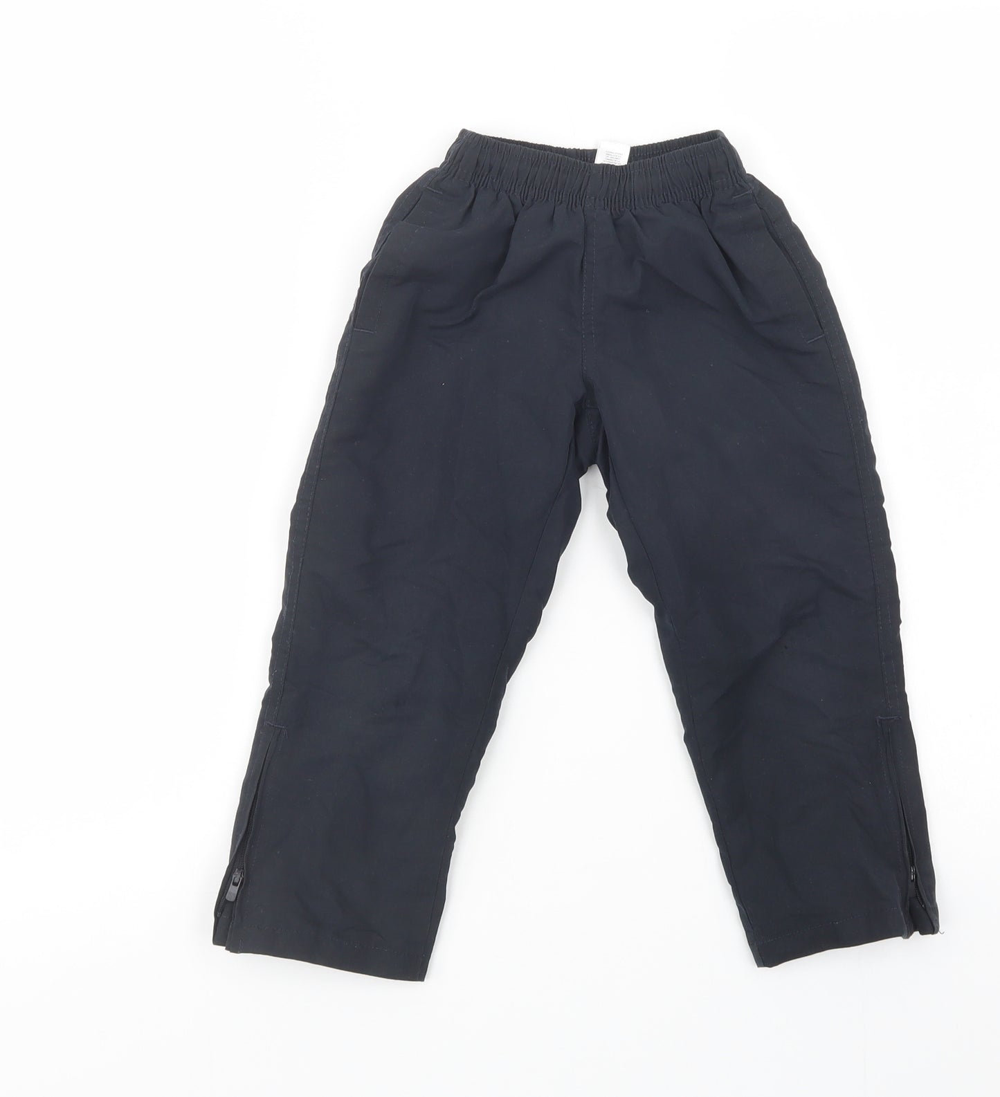 Dunnes Stores Boys Blue  Polyester Jogger Trousers Size 3-4 Years  Regular