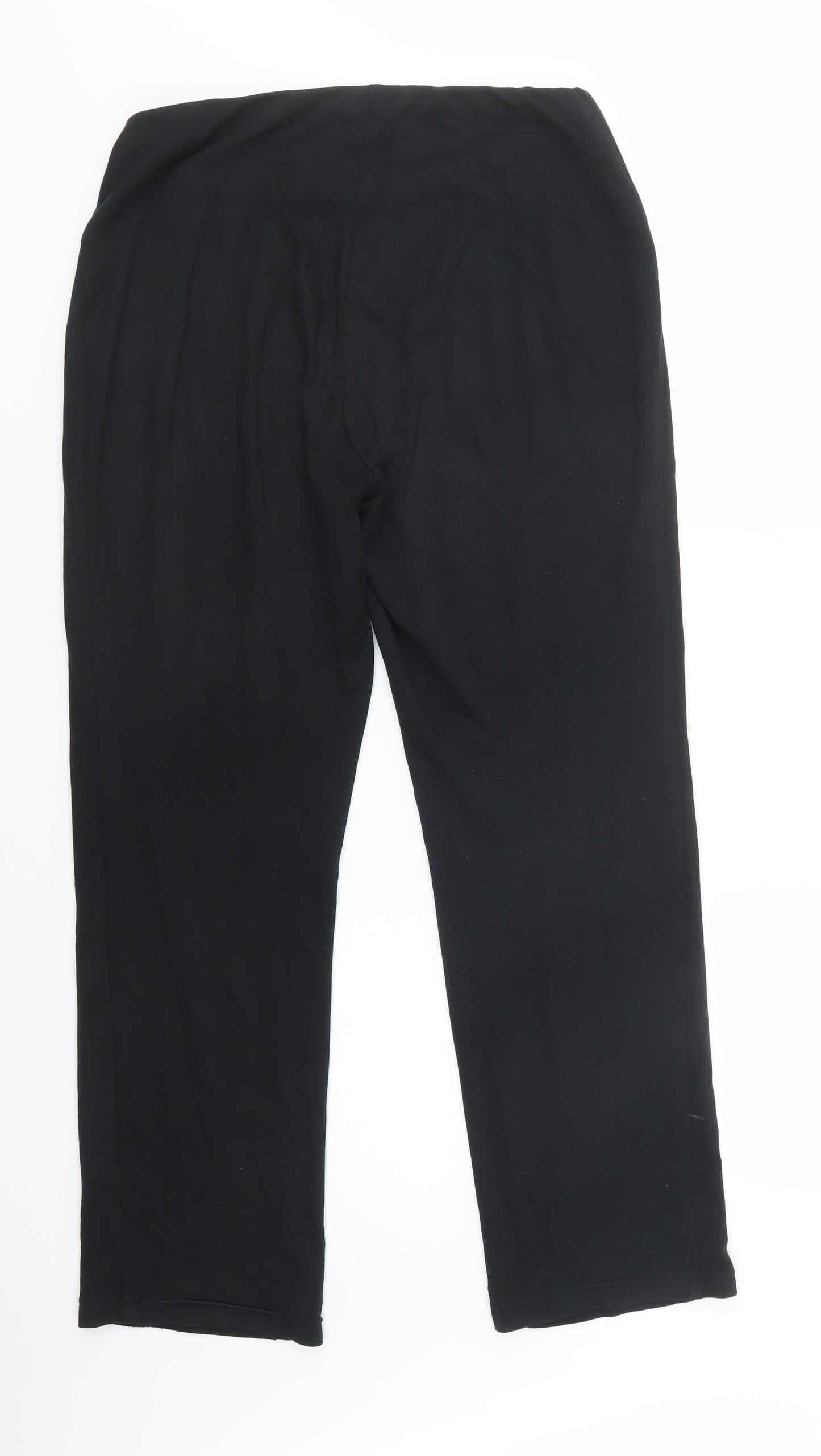 Marks and Spencer Womens Black  Viscose  Lounge Pants Size 12