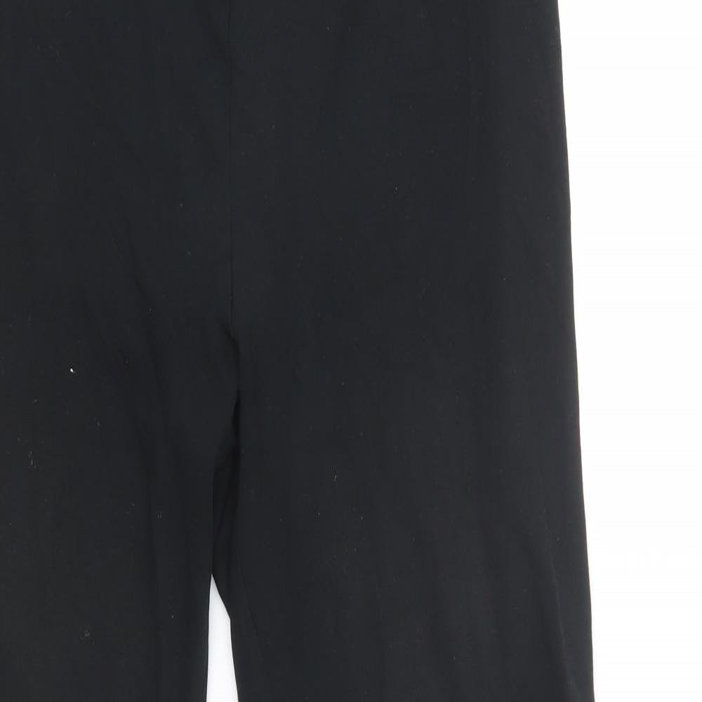 Marks and Spencer Womens Black  Viscose  Lounge Pants Size 12