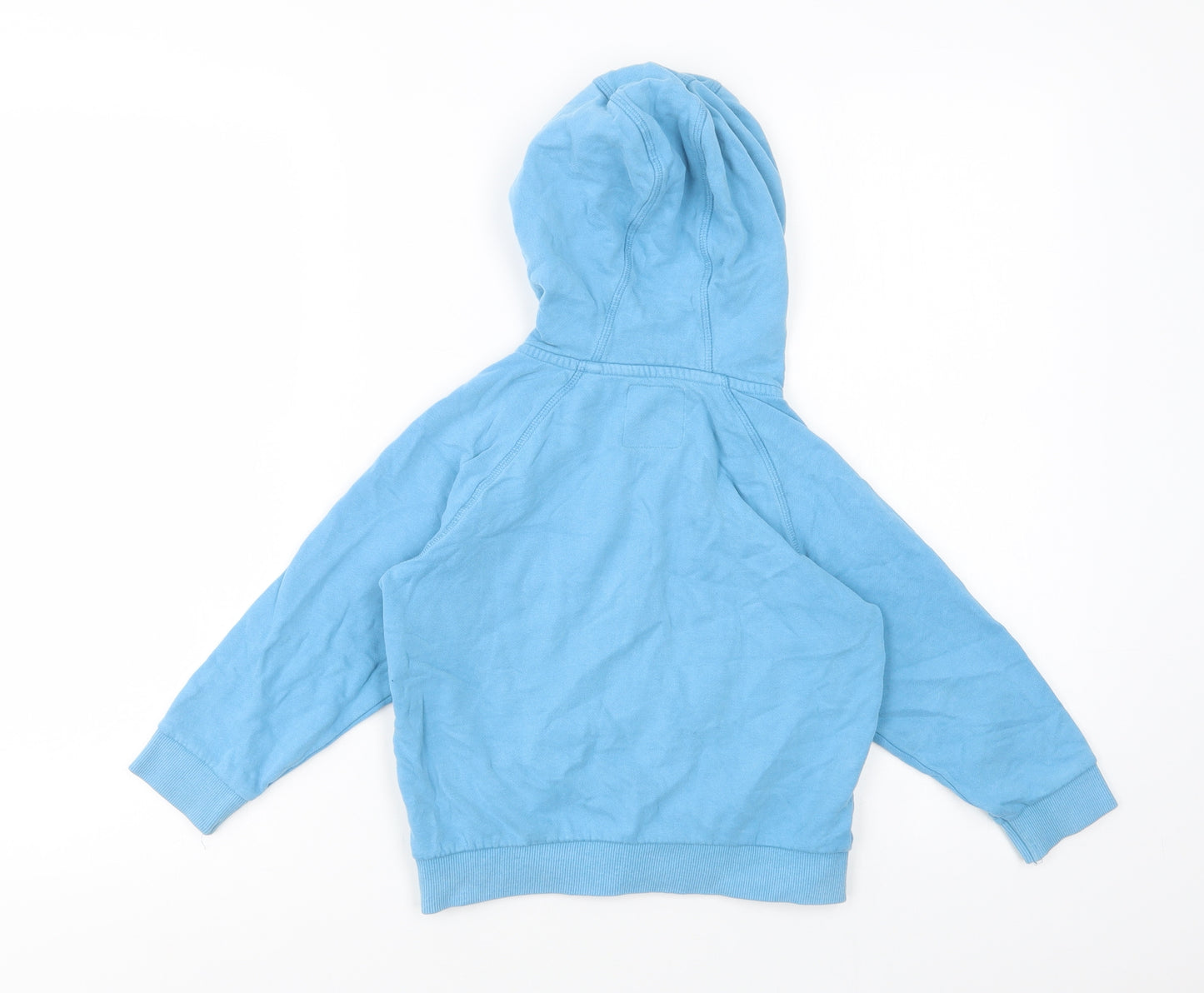 TU Boys Blue  Cotton Full Zip Sweatshirt Size 4-5 Years  Zip