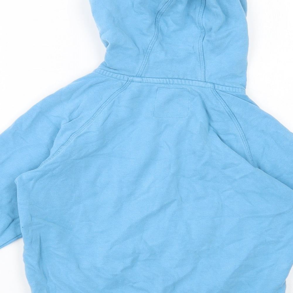 TU Boys Blue  Cotton Full Zip Sweatshirt Size 4-5 Years  Zip