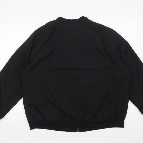 Emery Rose Womens Black   Windbreaker Jacket Size 2XL  Zip - Fluffy Lining