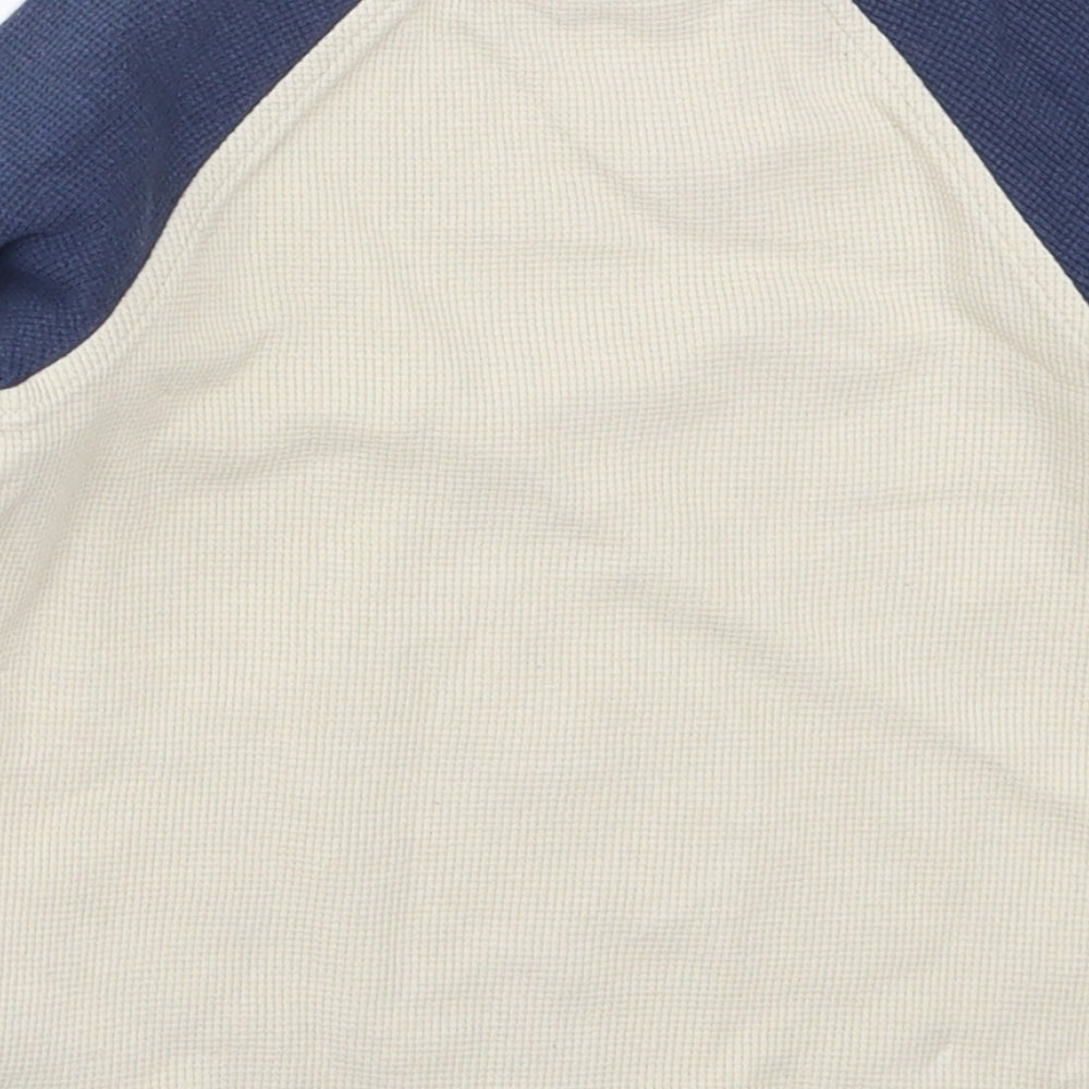 George Boys Beige  Cotton Basic T-Shirt Size 3-4 Years Crew Neck Pullover - It's Cool to be Me Moose