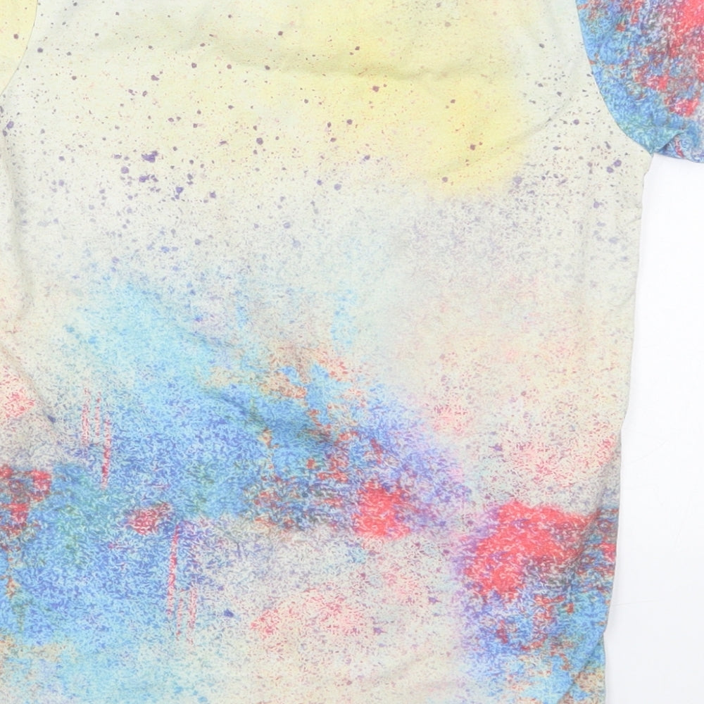 TU Boys Multicoloured  Polyester Basic T-Shirt Size 10 Years Crew Neck Pullover - Awesome