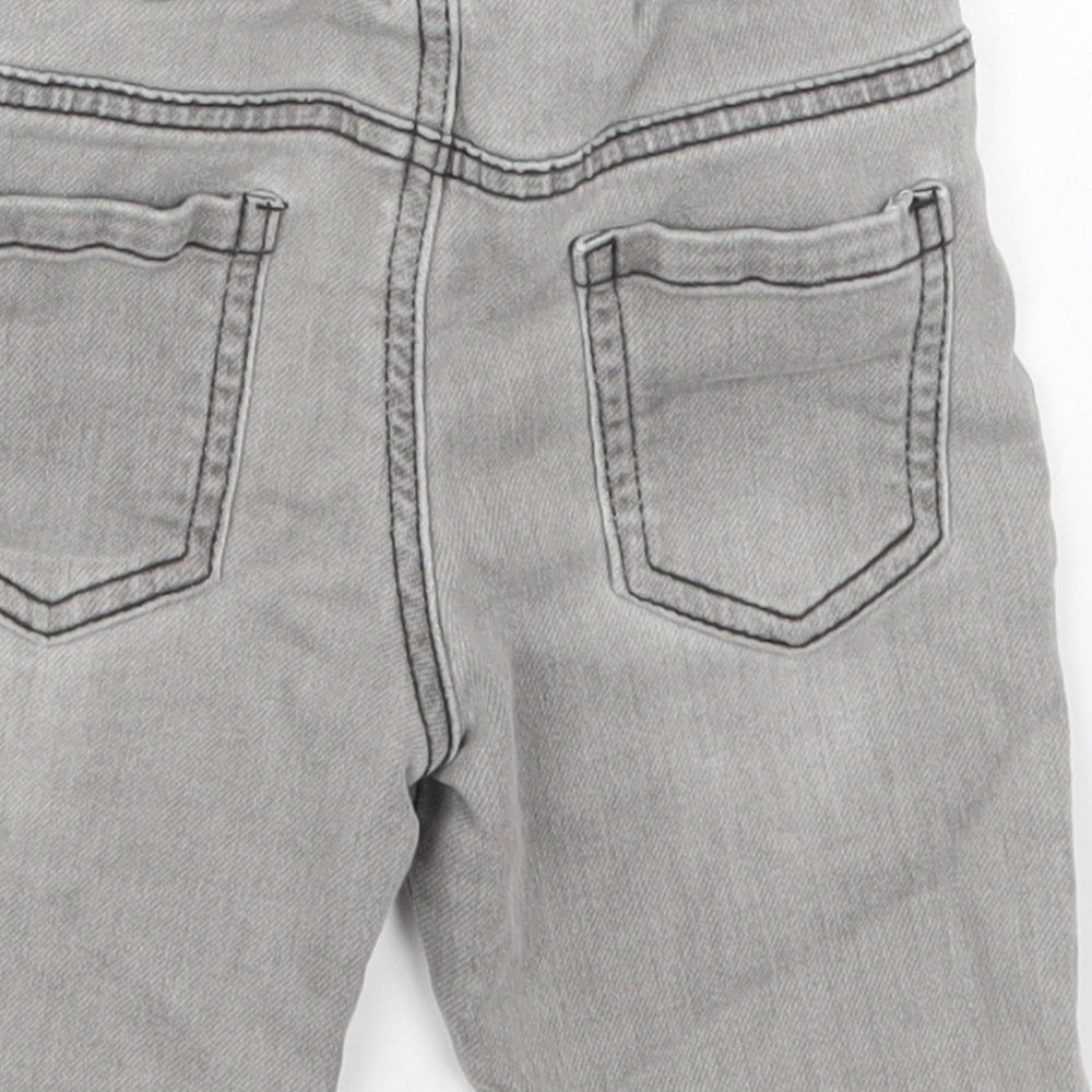 Dunnes Boys Grey  Cotton Bermuda Shorts Size 2-3 Years  Regular Drawstring