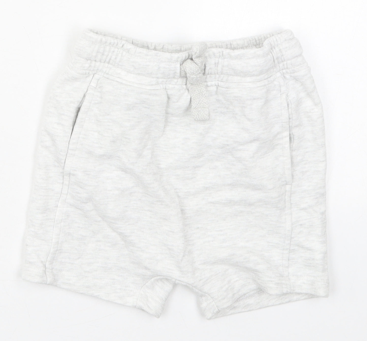 George Boys Grey  Cotton Sweat Shorts Size 3-4 Years  Regular Drawstring