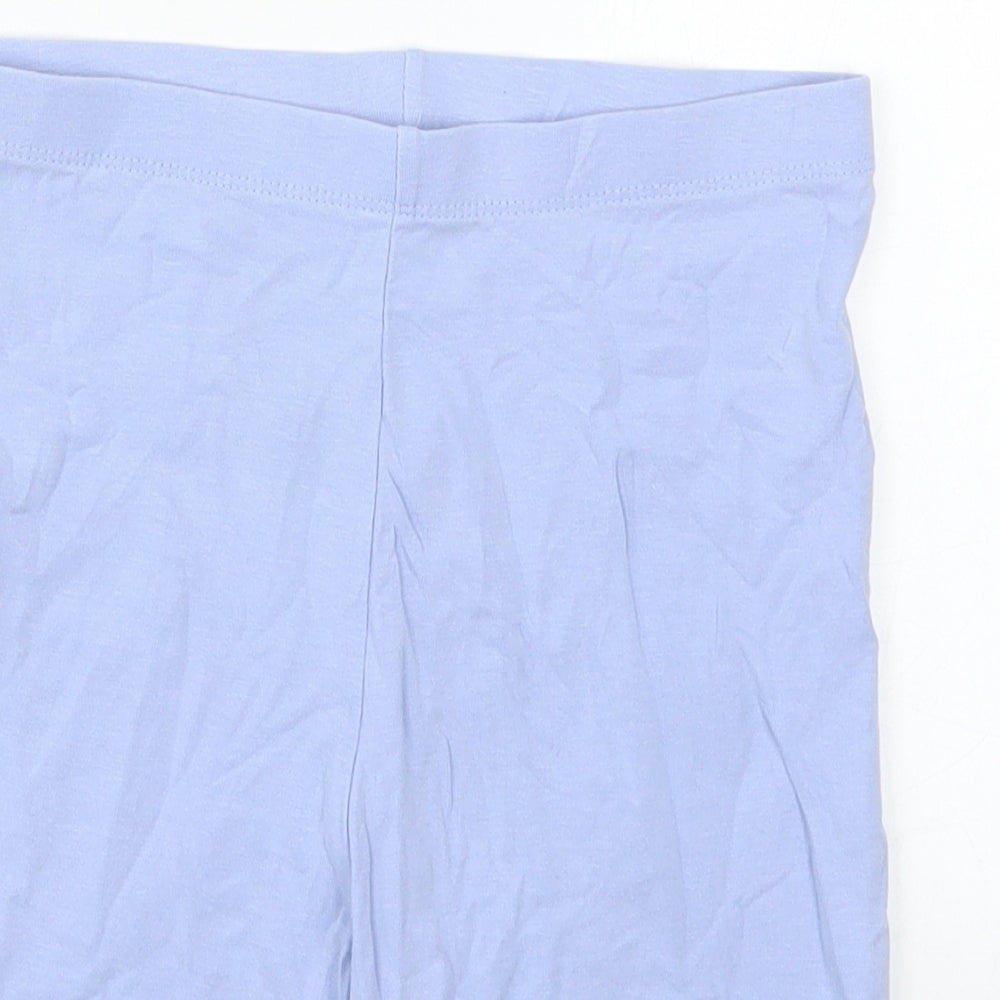 George Girls Blue  Cotton Biker Shorts Size 12-13 Years  Regular