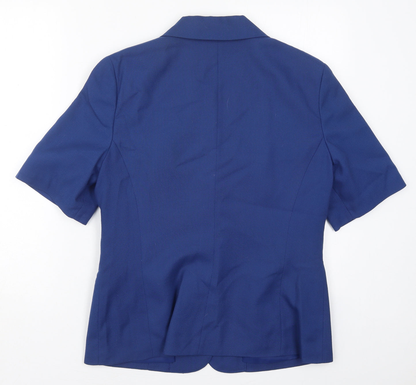 Classic Woman Womens Blue   Jacket  Size 14  Button