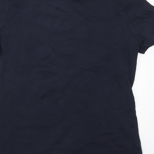Dunnes Womens Blue  Cotton Basic T-Shirt Size M Crew Neck - Bride Squad