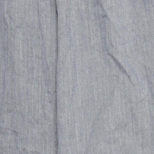 Insirah Womens Grey  Cotton Trousers  Size 26 in L27 in Regular