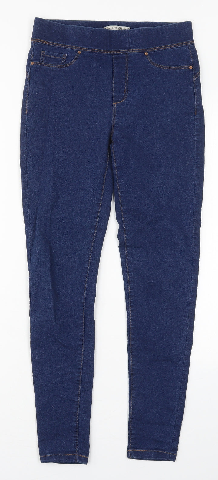 Denim Co Womens Blue Cotton Jegging Jeans Size 8 L28 in Regular