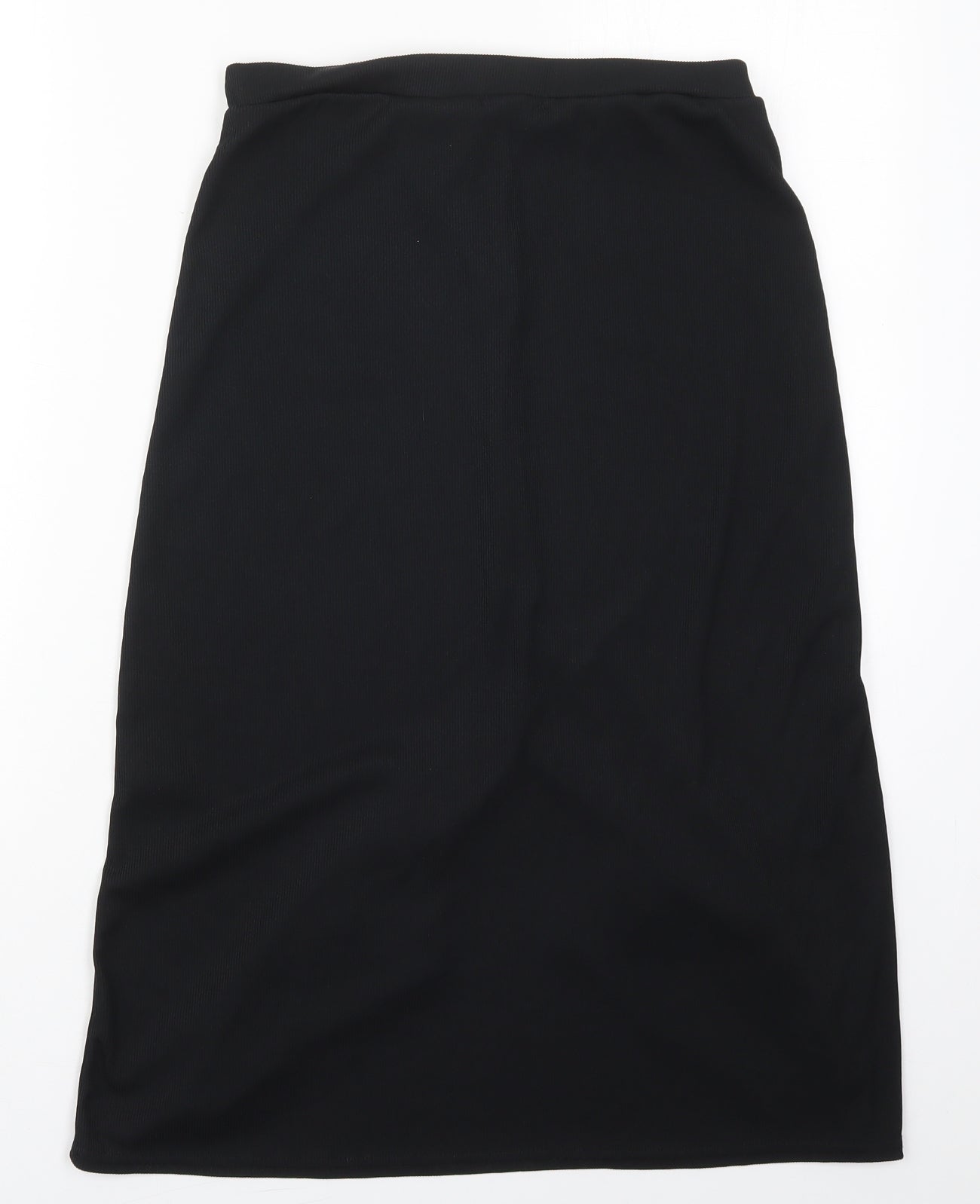 Nasty Gal Womens Black  Polyester Straight & Pencil Skirt Size 10   Button