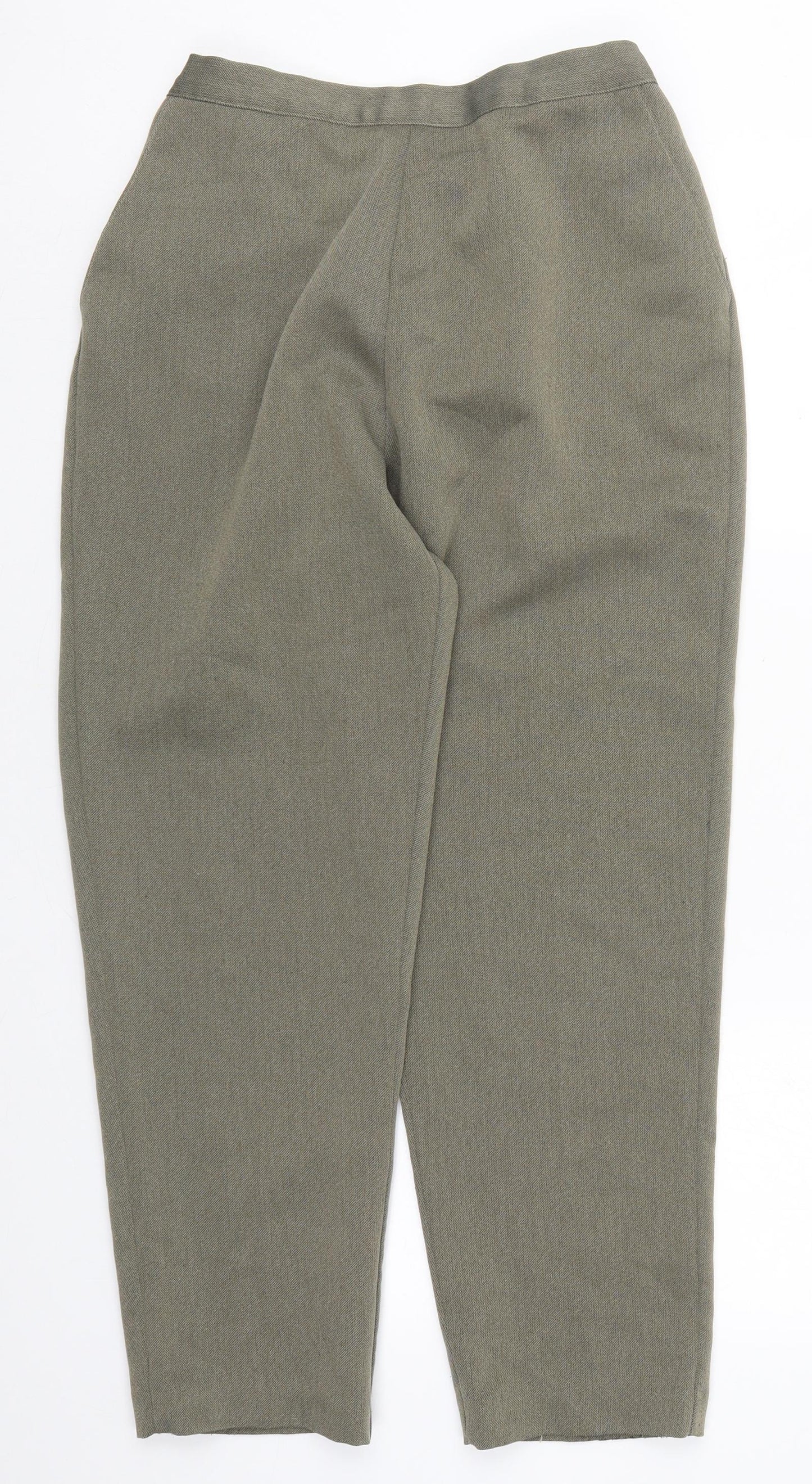 Saira of Manchester Womens Green  Polyester Trousers  Size 18 L27 in Regular