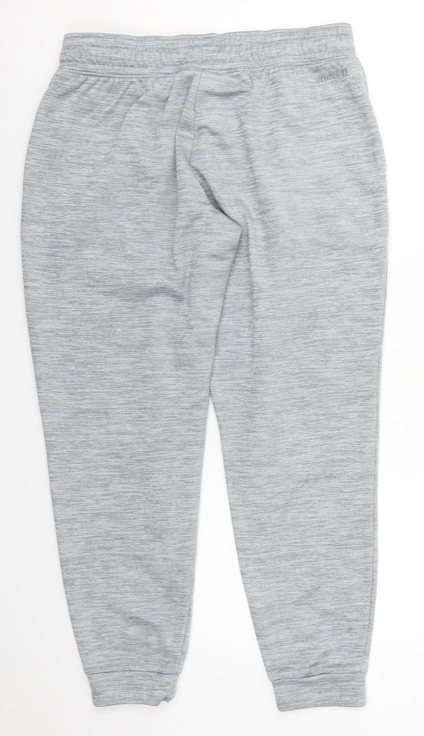Under armour Mens Grey  Polyester Sweatpants Trousers Size M L26 in Regular Drawstring