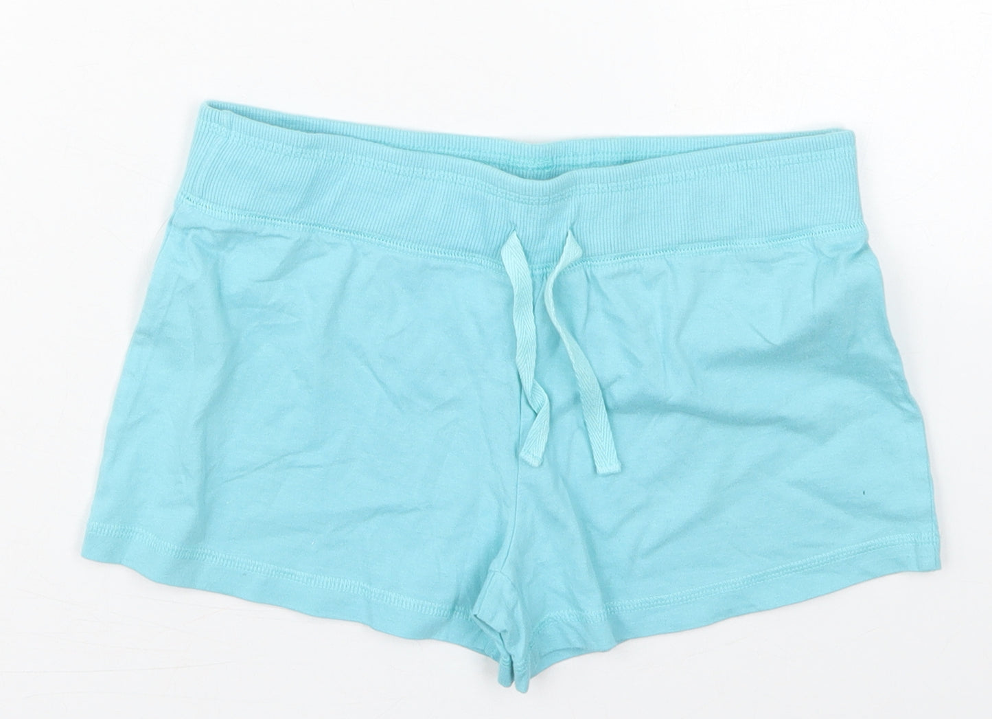 Cherokee Girls Blue  Cotton Sweat Shorts Size 11-12 Years  Regular Drawstring
