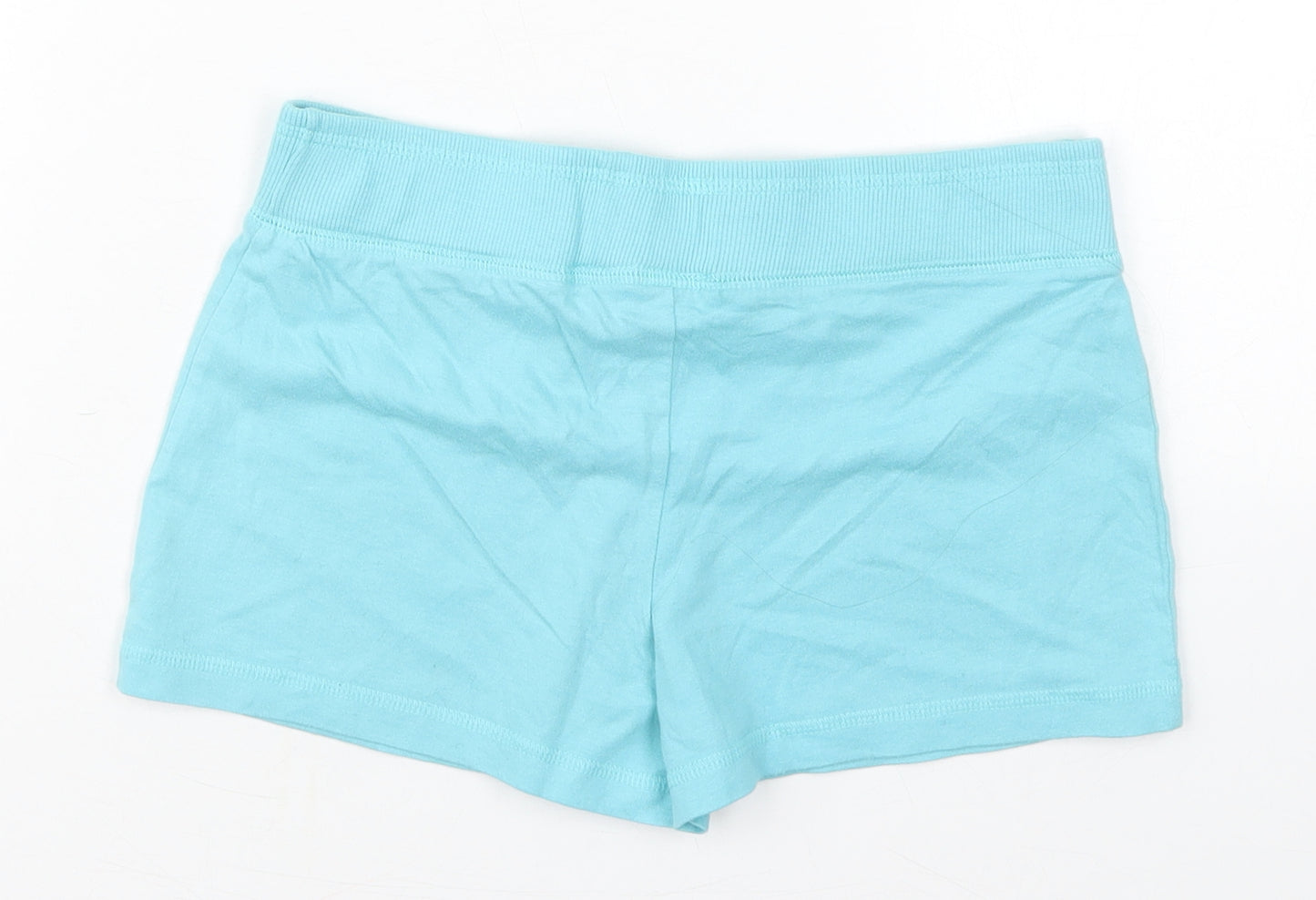 Cherokee Girls Blue  Cotton Sweat Shorts Size 11-12 Years  Regular Drawstring