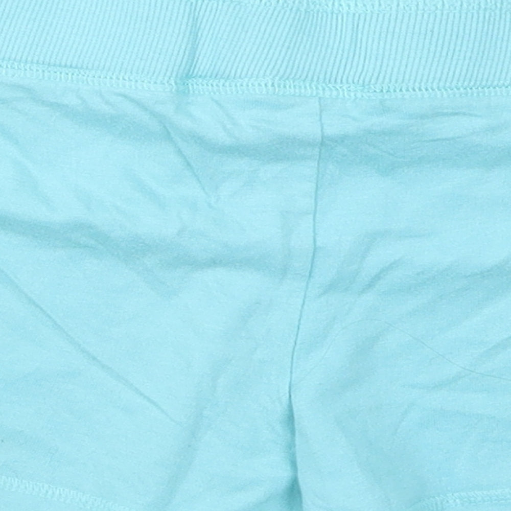 Cherokee Girls Blue  Cotton Sweat Shorts Size 11-12 Years  Regular Drawstring