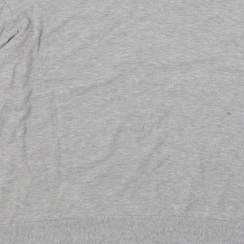 Nutmeg Womens Grey Crew Neck  Viscose Pullover Jumper Size 16
