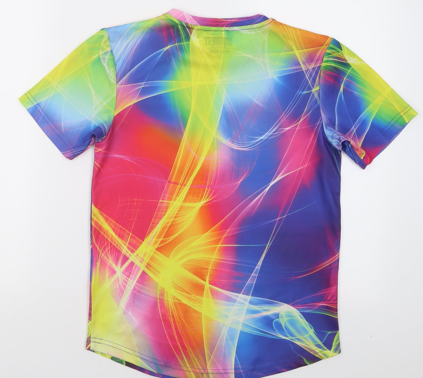 Sonneti Boys Multicoloured  Polyester Basic T-Shirt Size 11-12 Years Crew Neck Pullover