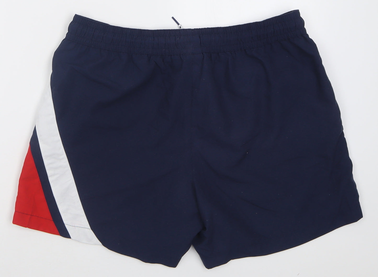 FILA Mens Blue  Polyester Sweat Shorts Size L  Regular Tie