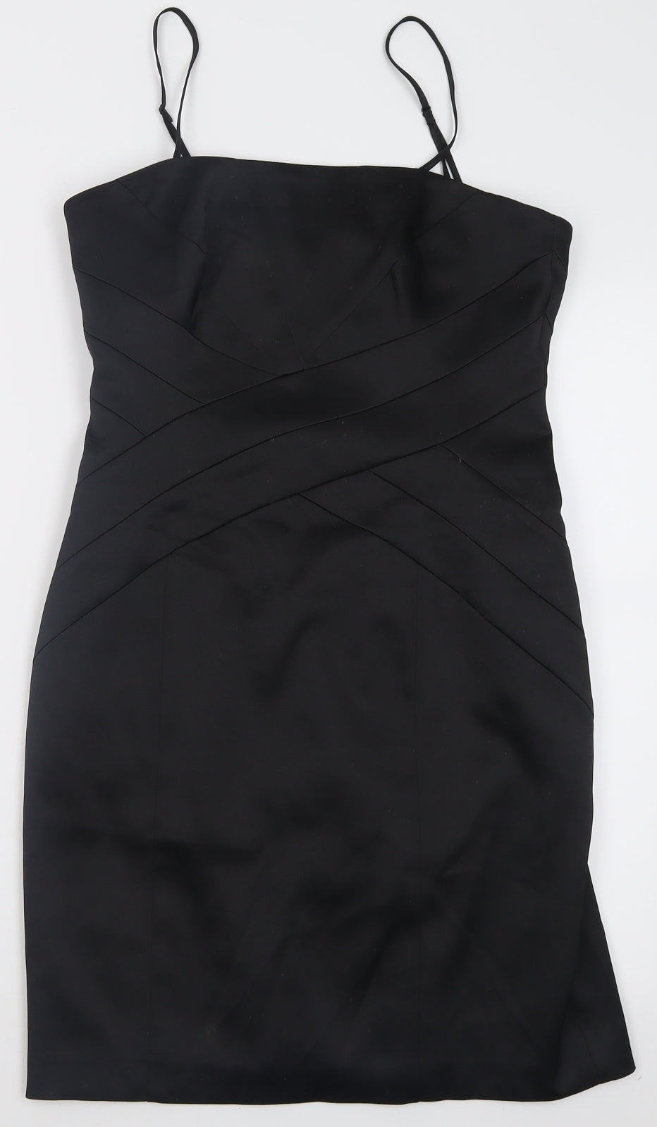 F&F Womens Black  Polyester Bodycon  Size 12  Sweetheart Pullover