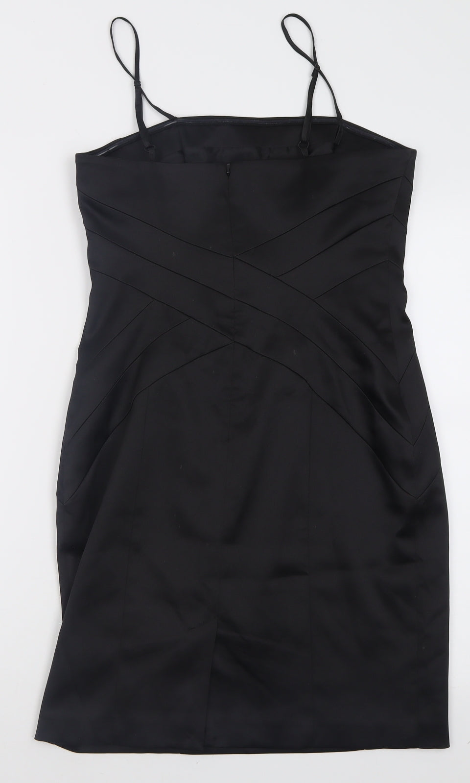 F&F Womens Black  Polyester Bodycon  Size 12  Sweetheart Pullover