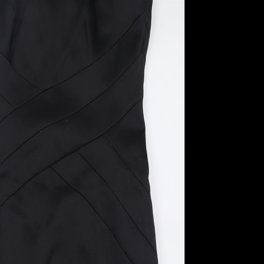 F&F Womens Black  Polyester Bodycon  Size 12  Sweetheart Pullover