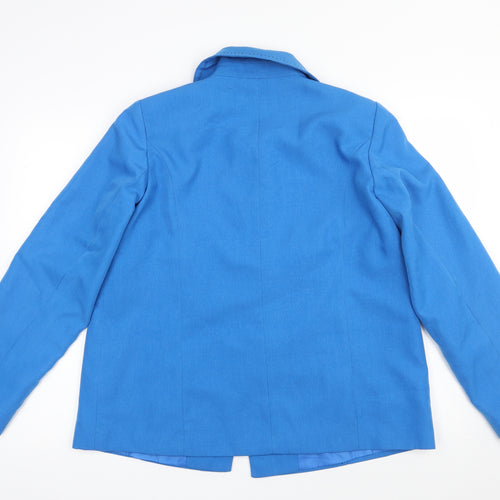 Wardrobe Womens Blue   Jacket  Size 14  Button