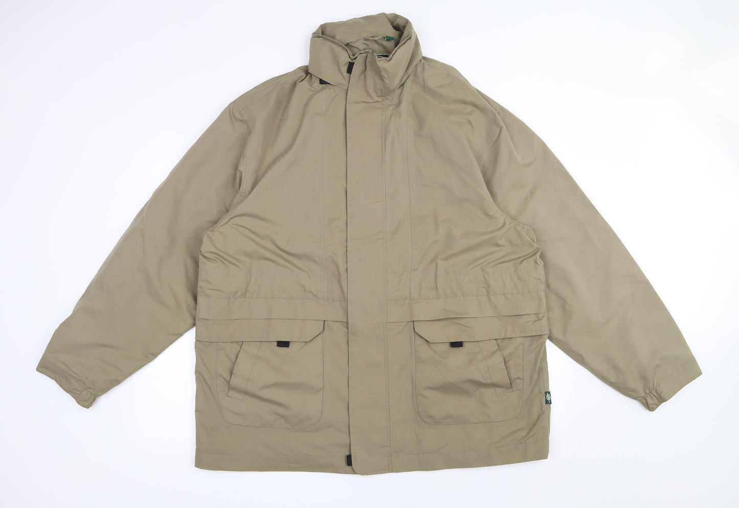 Champion Mens Green   Rain Coat Coat Size XL  Zip