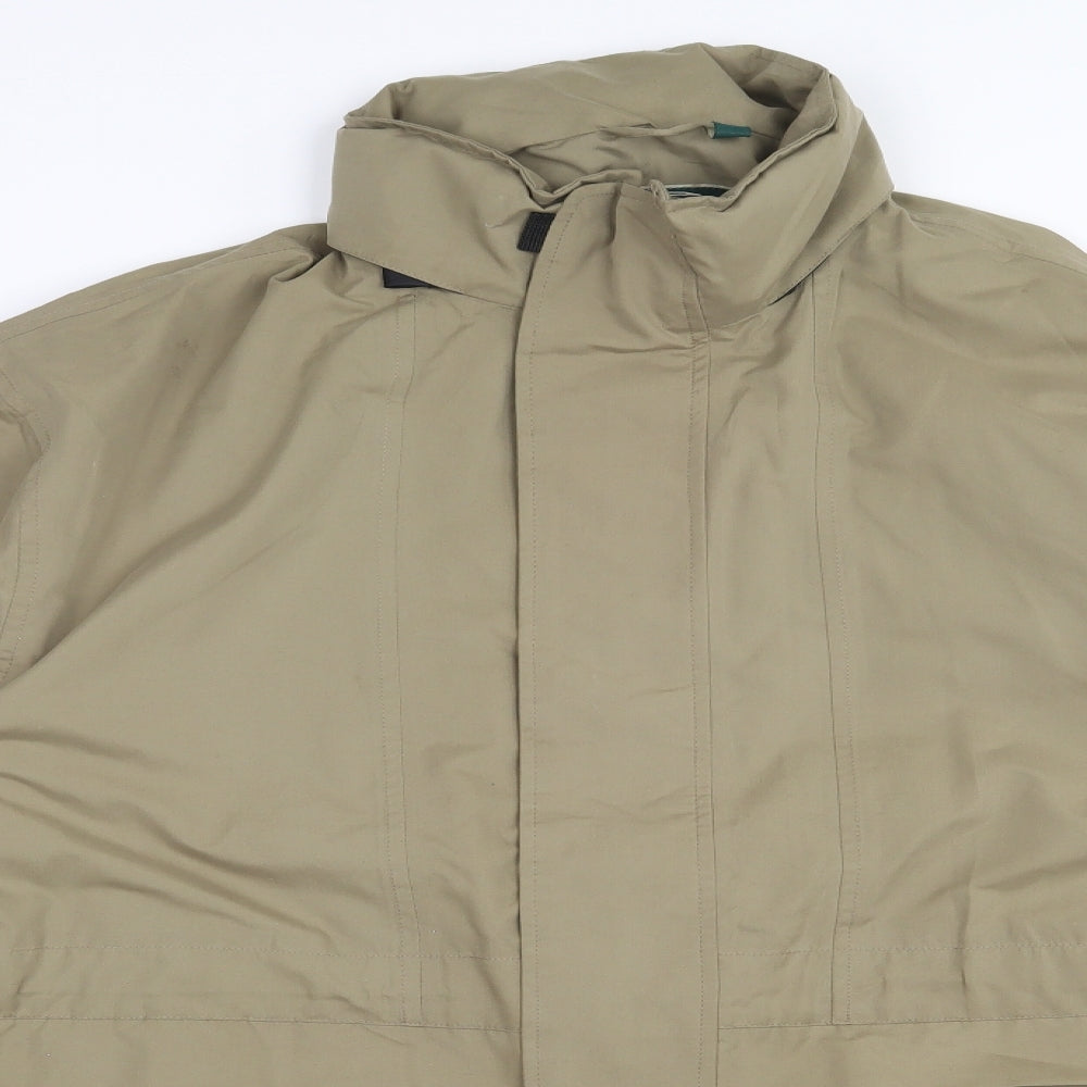 Champion Mens Green   Rain Coat Coat Size XL  Zip