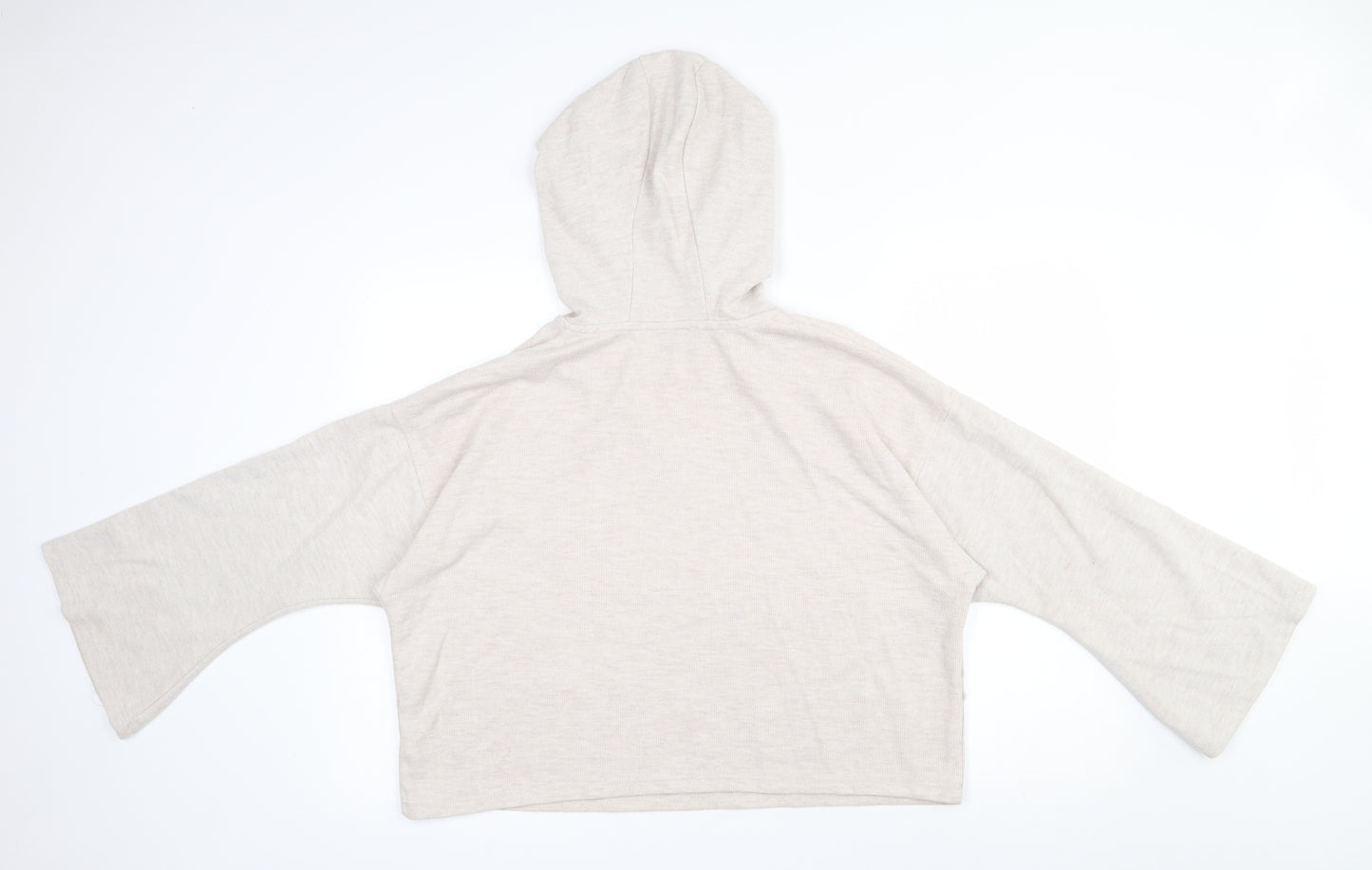 Primark Womens Beige  Polyester Pullover Hoodie Size 4  Pullover
