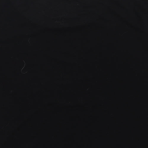 Topshop Womens Black  Polyester Pullover Sweatshirt Size 12